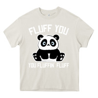 Cream panda cub fluff you giant panda Heavy Core Tee - linhVisuals