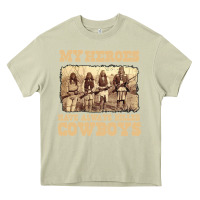 Mossy my heroes have always killed cowboys retro Heavy Core Tee - linhVisuals