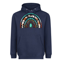 Navy Western Rainbow Heavyweight Hoodie - Jasminsmagicworld