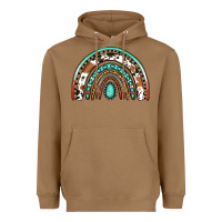Toasted Coconut Western Rainbow Heavyweight Hoodie - Jasminsmagicworld