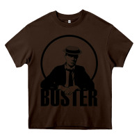 Chocolate Brown buster keaton Heavy Core Tee - linhVisuals