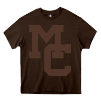 Chocolate Brown mount carmel high school Heavy Core Tee - linhVisuals