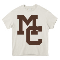 Cream mount carmel high school Heavy Core Tee - linhVisuals