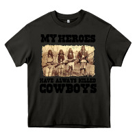 Asphalt my heroes have always killed cowboys retro Heavy Core Tee - linhVisuals