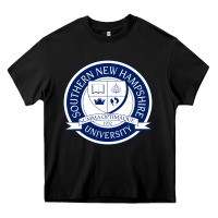 Black Southern New Hampshire University Heavy Core Tee - linhVisuals