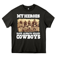 Asphalt my heroes have always killed cowboys retro Heavy Core Tee - linhVisuals