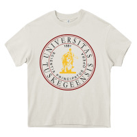 Cream Tuskegee University Heavy Core Tee - linhVisuals
