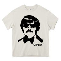 Cream tony clifton Heavy Core Tee - linhVisuals