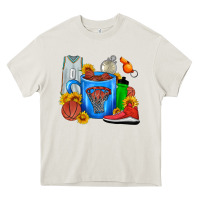 Cream Basketball Coffee cup Heavy Core Tee - FaDigitalArtStudio