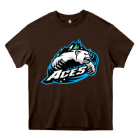 Chocolate Brown the-alaska-aces-merch Heavy Core Tee - linhVisuals