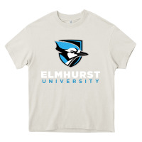 Cream elmhurst university Heavy Core Tee - linhVisuals