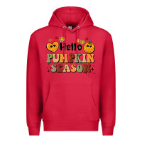 Cardinal hello pumpkin season Premium Hoodie - BarkalooDesign
