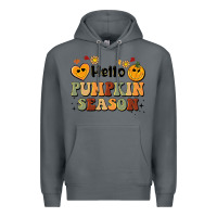 Rock hello pumpkin season Premium Hoodie - BarkalooDesign