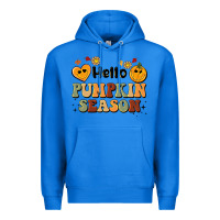 True Royal hello pumpkin season Premium Hoodie - BarkalooDesign