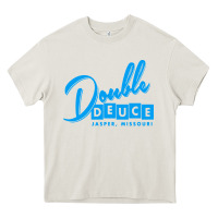 Cream double deuce bar Heavy Core Tee - linhVisuals