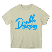 Mossy double deuce bar Heavy Core Tee - linhVisuals
