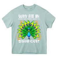 Arona peacock inspired beautiful color bird (3) Heavy Core Tee - linhVisuals