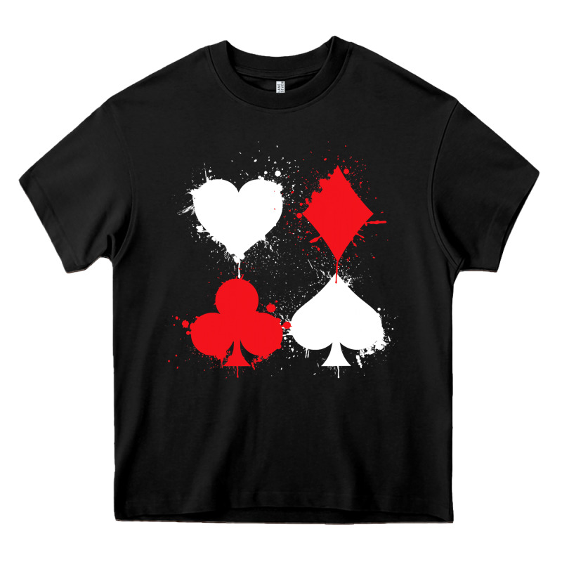Playing Cards Poker Heart Spade Club Heavy Core Tee by linhVisuals | Teevron