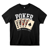 Black poker all in royal flush lucky casino Heavy Core Tee - linhVisuals