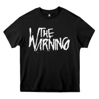 Black THE WARNING Heavy Core Tee - linhVisuals