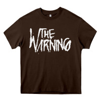 Chocolate Brown THE WARNING Heavy Core Tee - linhVisuals