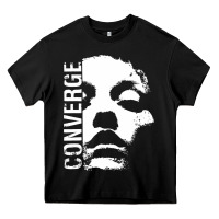 Black converge Heavy Core Tee - linhVisuals