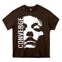 Chocolate Brown converge Heavy Core Tee - linhVisuals