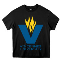 Black university of vincennes Heavy Core Tee - linhVisuals