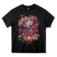 Black avenged sevenfold Heavy Core Tee - linhVisuals