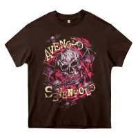 Chocolate Brown avenged sevenfold Heavy Core Tee - linhVisuals