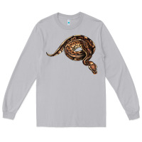 Moon Dust Royal Ball Python Illustrations Long Sleeve Tee - LillyAllenDesigns
