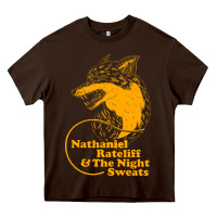 Chocolate Brown nathaniel rateliff müsïc Heavy Core Tee - linhVisuals