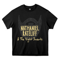 Black nathaniel rateliff müsïc Heavy Core Tee - linhVisuals