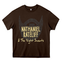 Chocolate Brown nathaniel rateliff müsïc Heavy Core Tee - linhVisuals