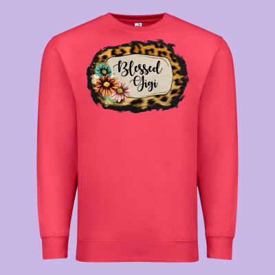 Blessed Gigi Premium Sweatshirt Designed By Jasminsmagicworld