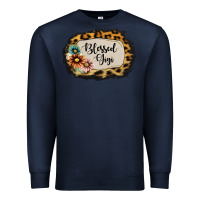 Navy Blessed Gigi Premium Sweatshirt - Jasminsmagicworld