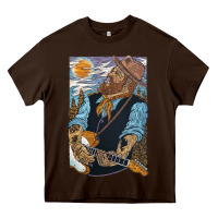 Chocolate Brown nathaniel rateliff müsïc Heavy Core Tee - linhVisuals