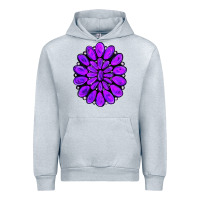 Heather Grey purple gemstone jewelny Urban Hoodie - RanaPortraitStore