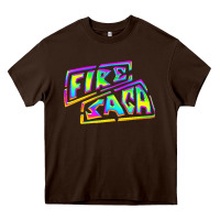 Chocolate Brown fire saga music Heavy Core Tee - linhVisuals