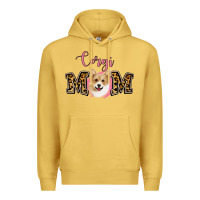 Antique Gold Corgi Mom Premium Hoodie - Jasminsmagicworld