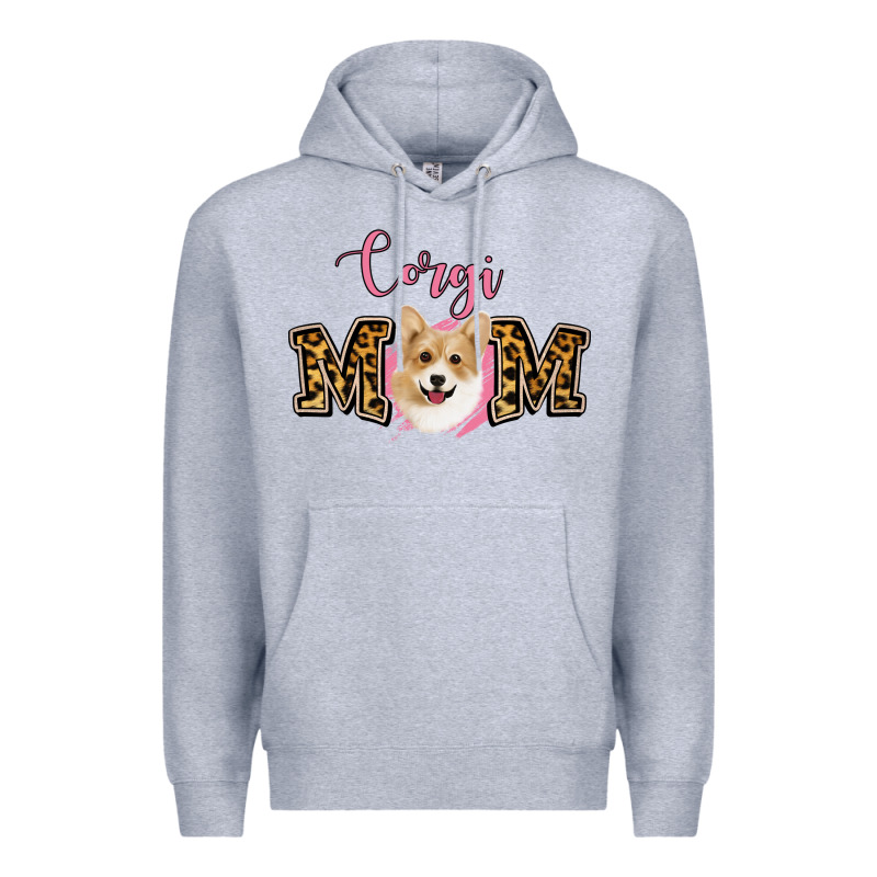 Corgi Mom Premium Hoodie by Jasminsmagicworld | Teevron