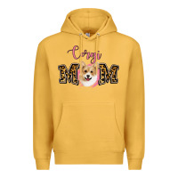Mustard Corgi Mom Premium Hoodie - Jasminsmagicworld