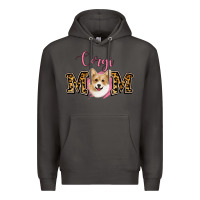Smoke Corgi Mom Premium Hoodie - Jasminsmagicworld