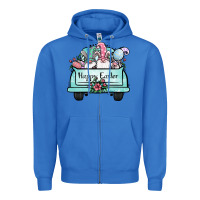 True Royal easter gnomes truck Zipper Hoodie - Jasminsmagicworld