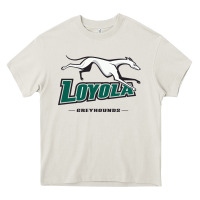 Cream loyola (md) greyhounds Heavy Core Tee - linhVisuals