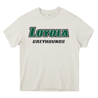 Cream loyola (md) greyhounds Heavy Core Tee - linhVisuals