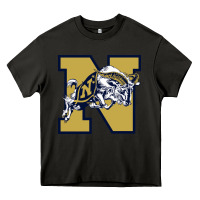 Asphalt navy midshipmen Heavy Core Tee - linhVisuals