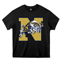 Black navy midshipmen Heavy Core Tee - linhVisuals