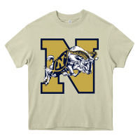 Mossy navy midshipmen Heavy Core Tee - linhVisuals