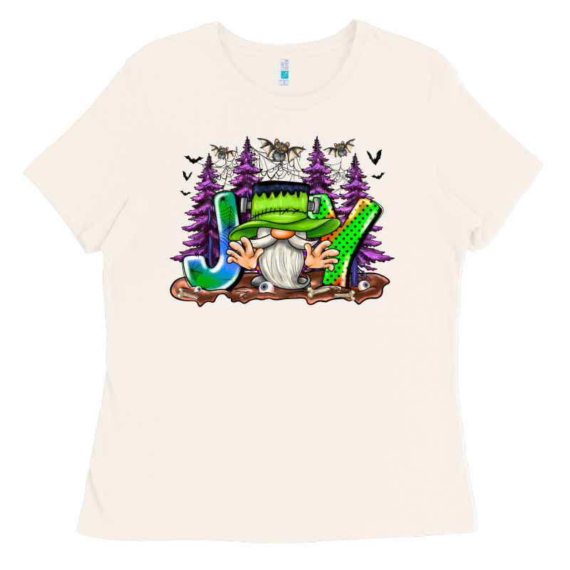 Joy Halloween Gnome Ladies Tee by CowhideDigitalArt | Teevron
